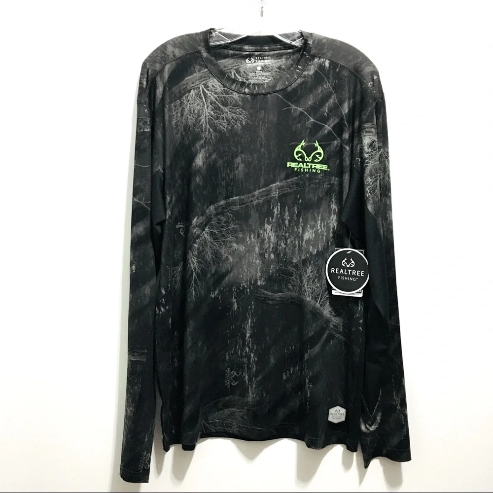 🆕 Realtree Men’s Cast Performance Fishing Long Sleeve Tee - Picture 2 of 10